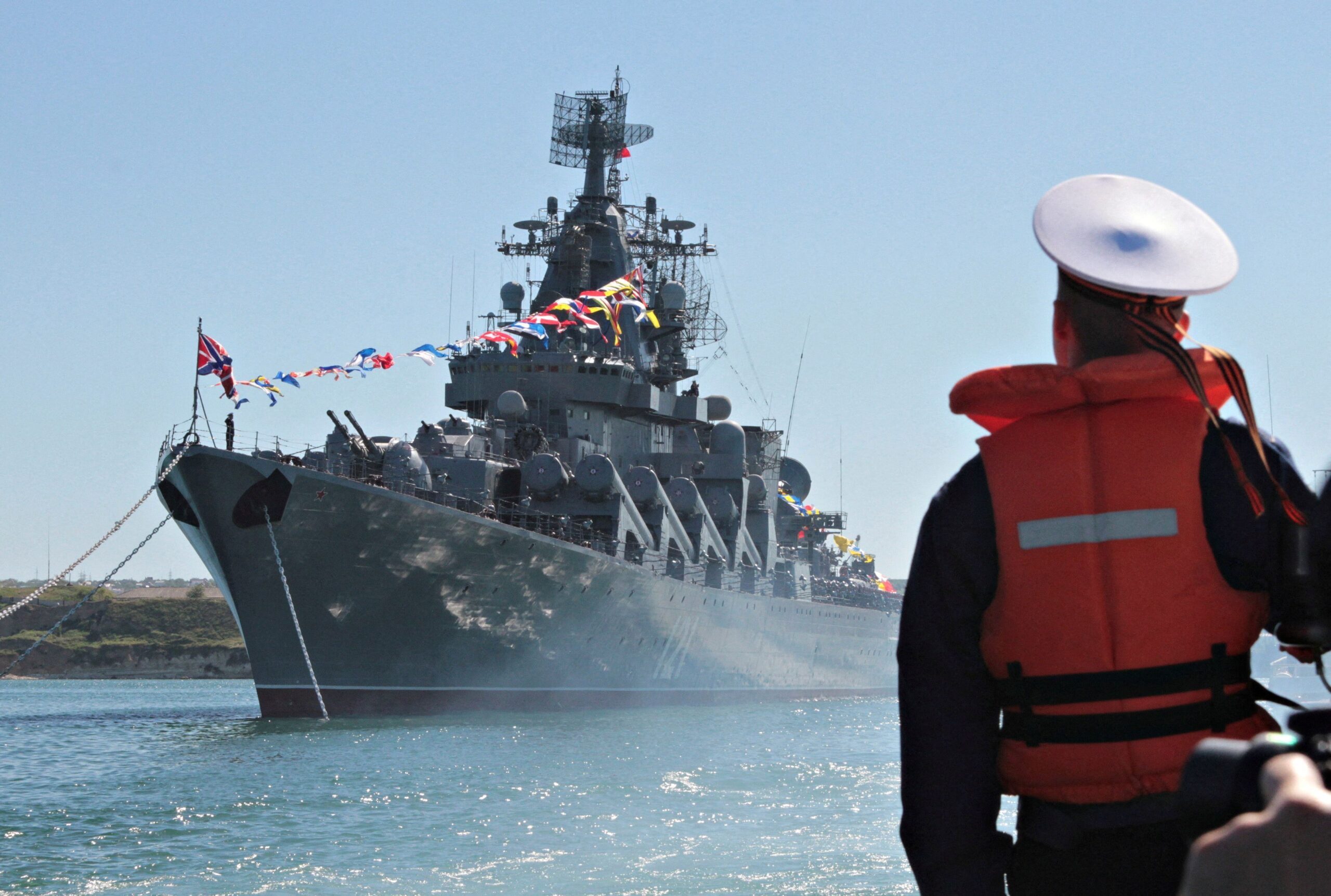 What To Know About The Russian Warship Moskva That 'Sunk' Off Ukraine