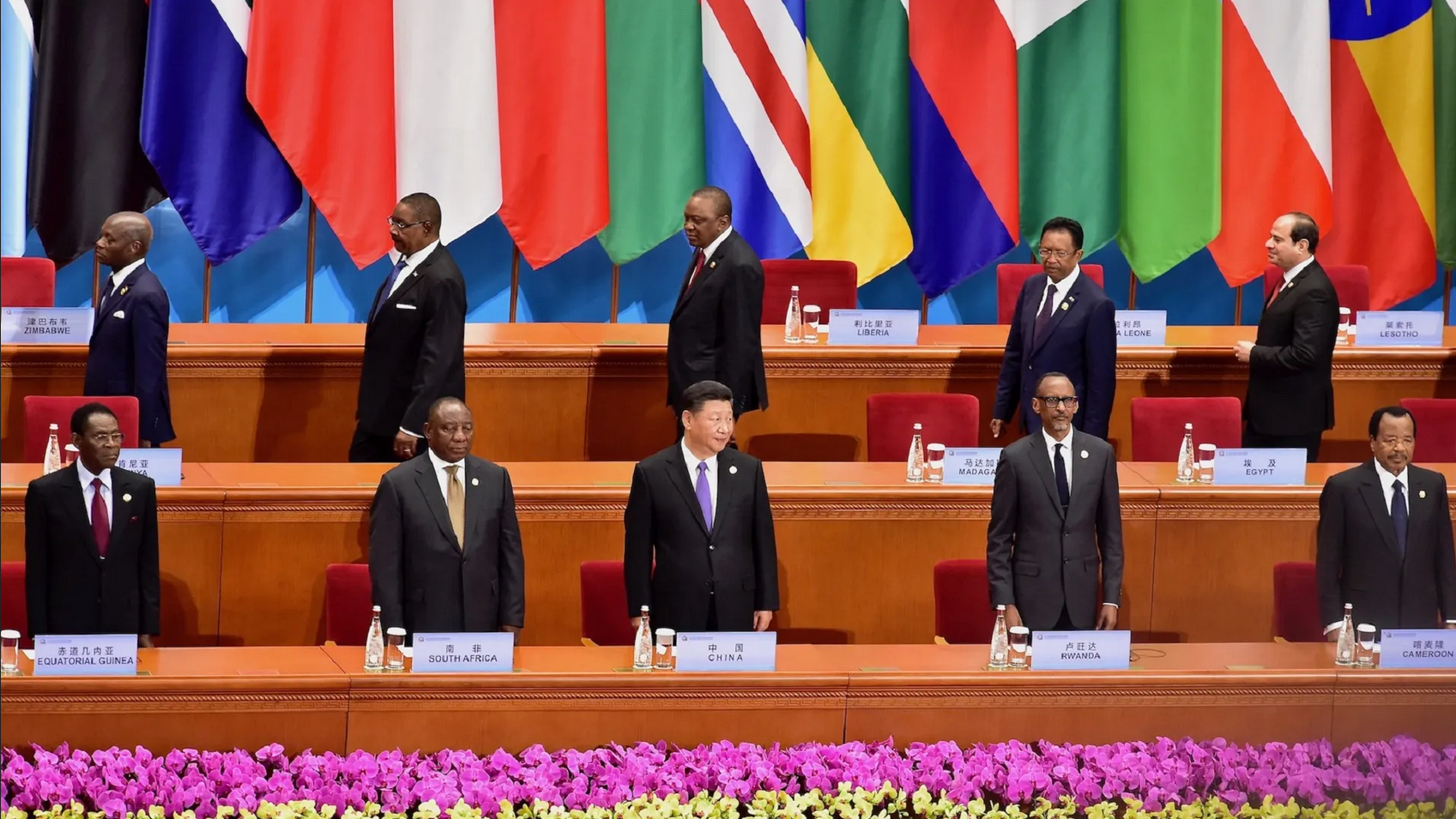 China to forgive free interest loans from 23 African countries and as it promises more investments