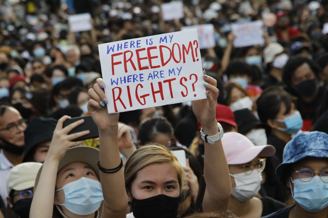 Protesters want Thailand's PM to quit over the term limit