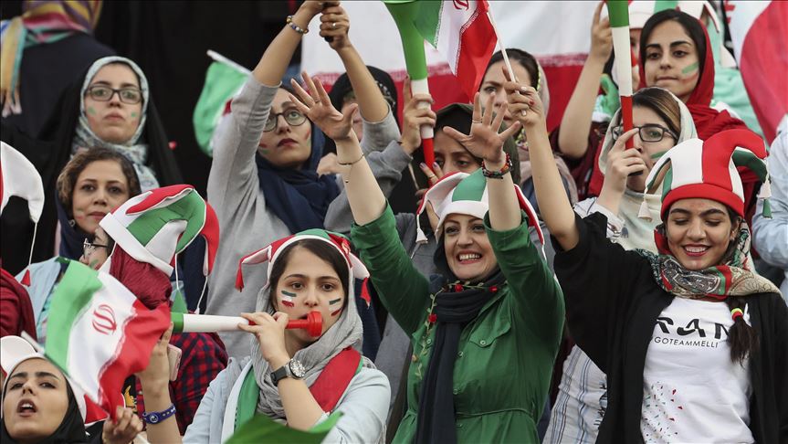 Iran allows women into the stadium