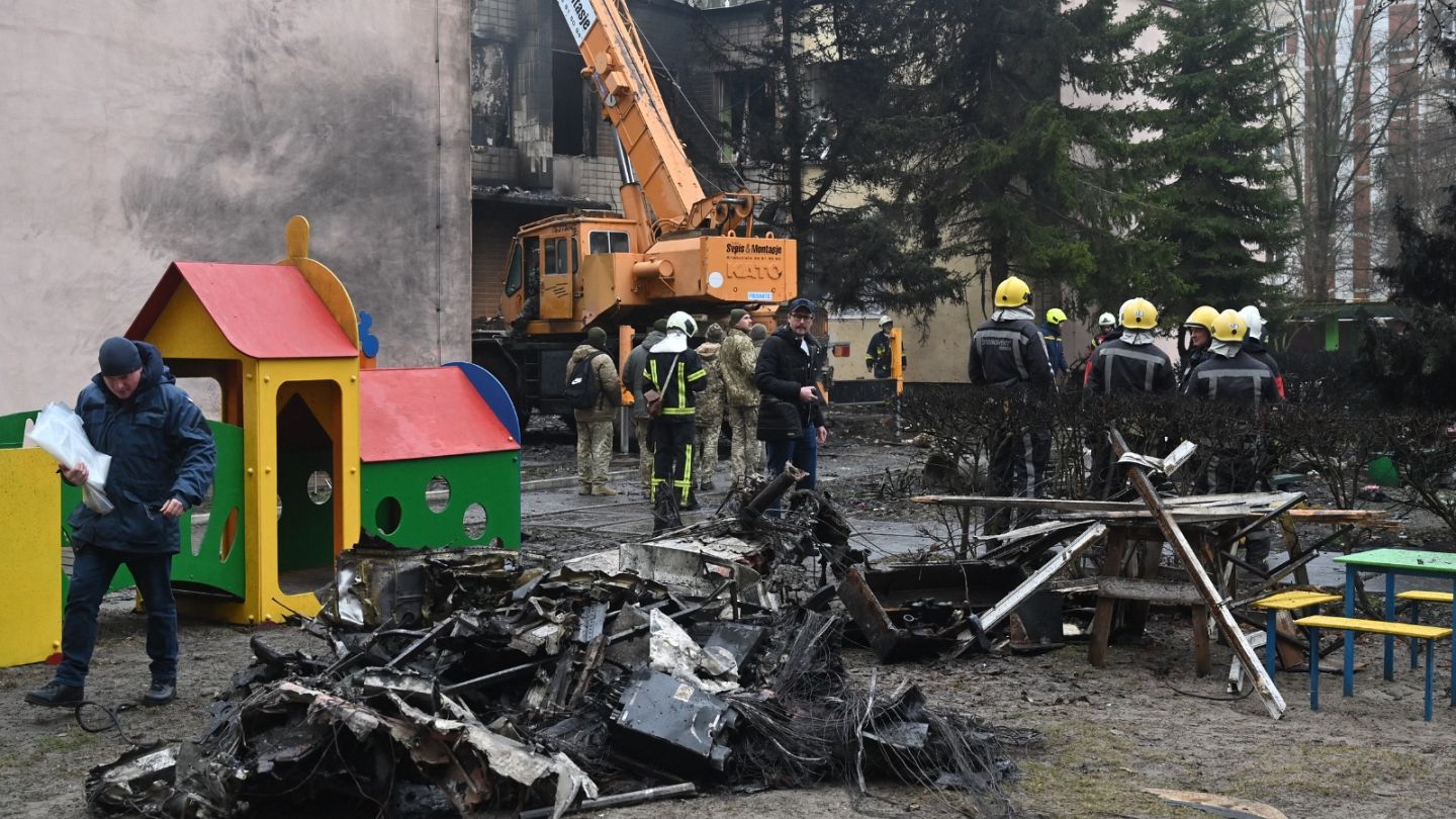 Helicopter Crash Outside Kyiv, Scores Injured And Many Reported Dead