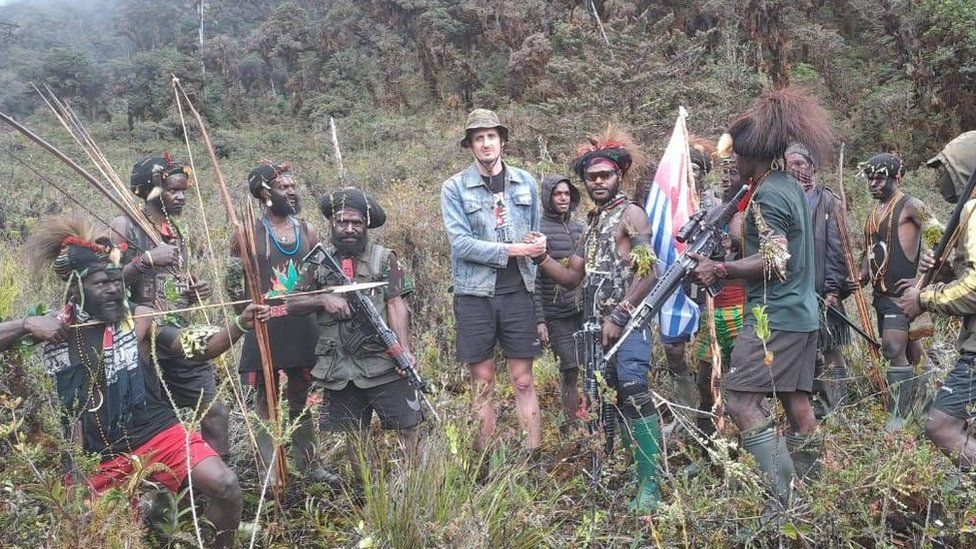 West Papua Rebels Release Photos Of captured New Zealand Pilot