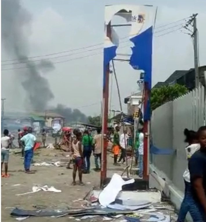 Naira Crisis: Mob Burns Down ATM Of Delta Ban