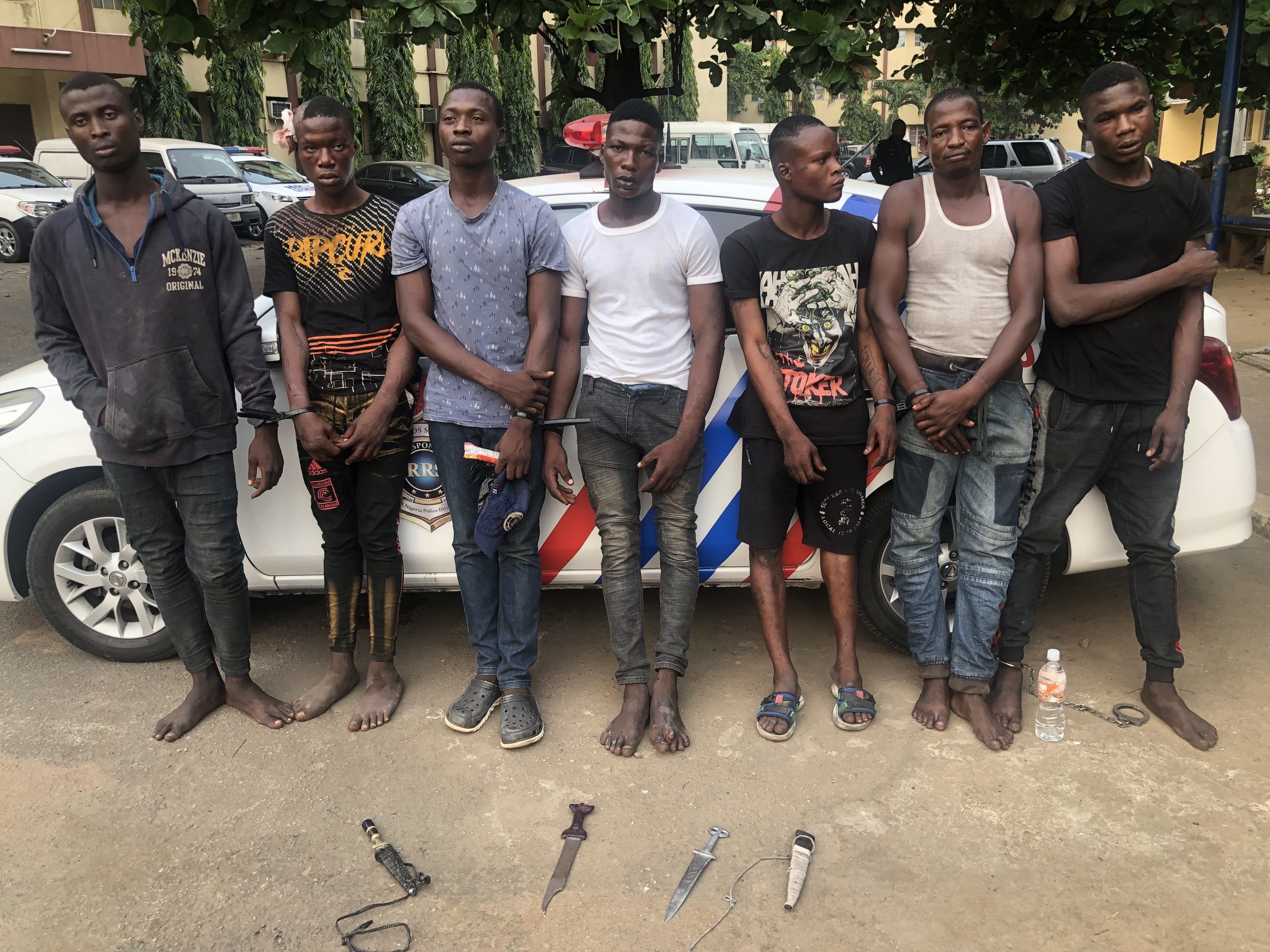 6 Apprehended Robbers To Be Arraigned By The Lagos State Police Command