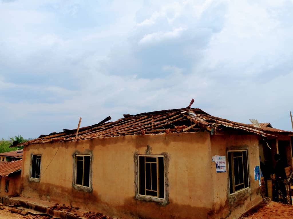 Mayhem In Ekiti State As Rainstorm Destroys Several house