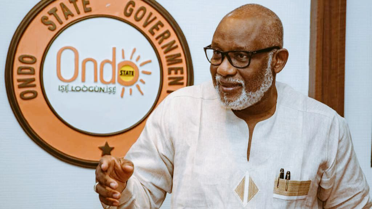 Akeredolu Gives Accolades To Ondo State Workers For Their Imense Contribution To The State Development