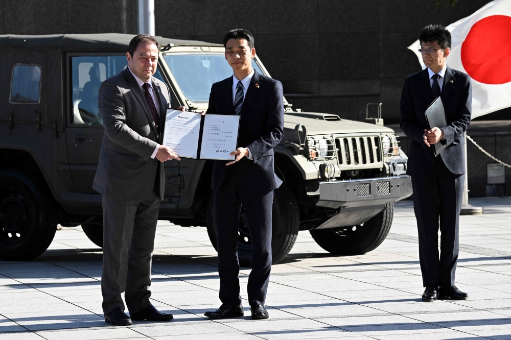 Japan Transfers 100 Military Vehicles To Ukraine