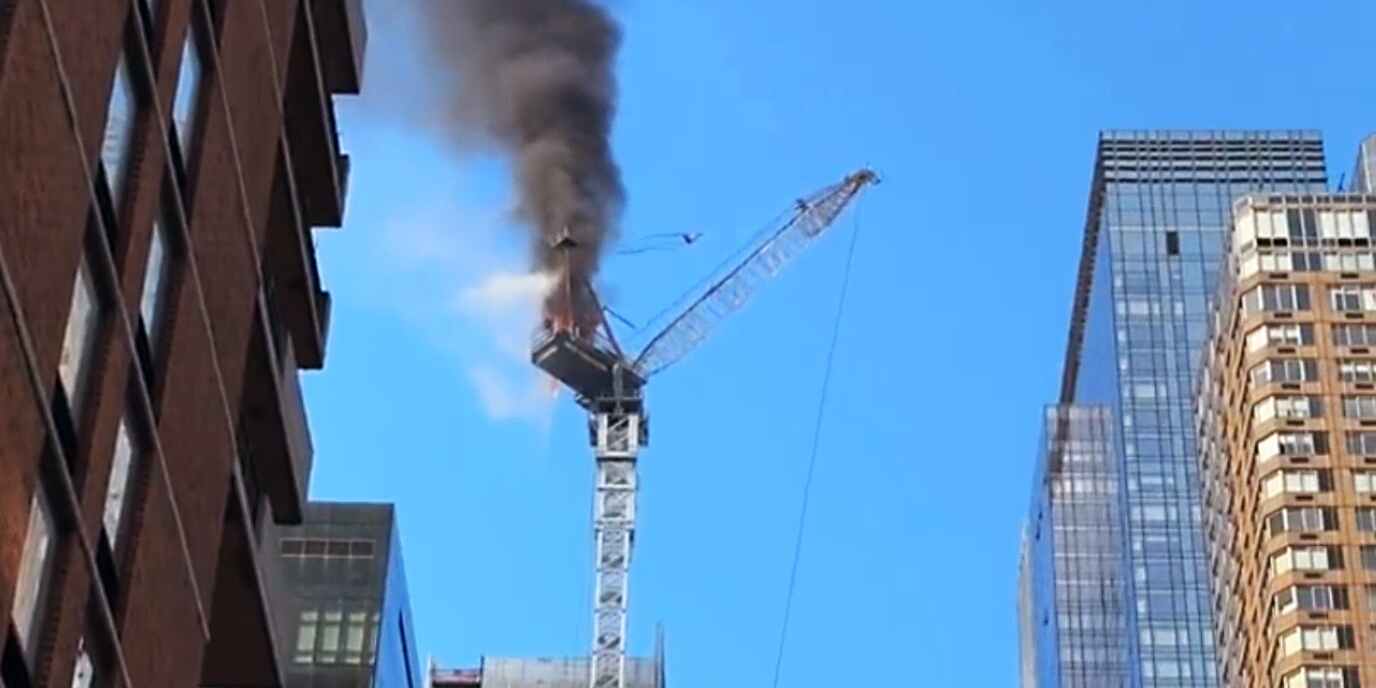 Five Injured in Manhattan Crane Collapse; Emergency Response Underway