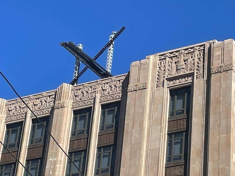 San Francisco Building Inspectors Challenge Unauthorized Giant X Sign on Elon Musk's Twitter HQ