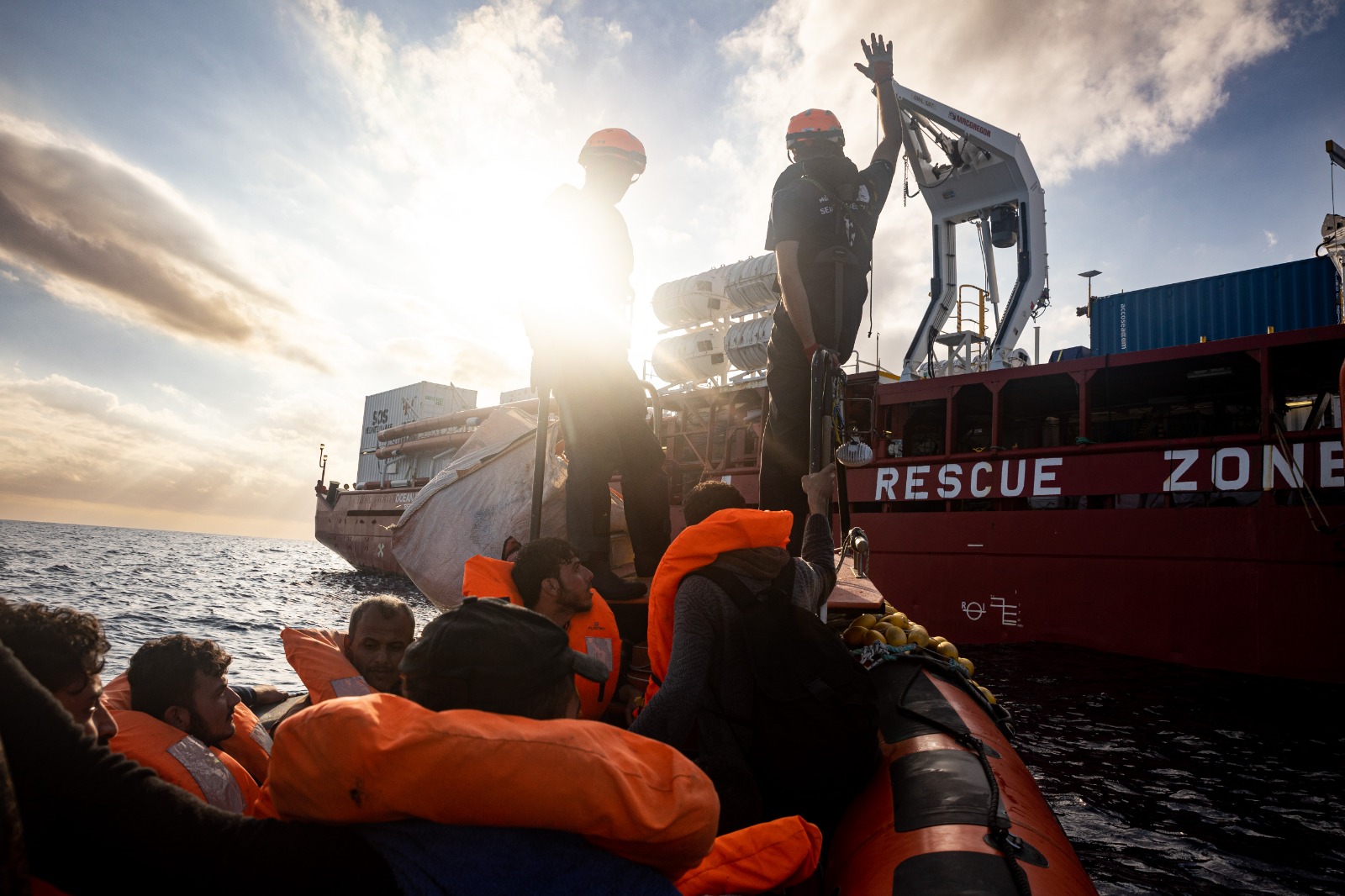 Rescue Vessel Rescues 128 Migrants Near Libya