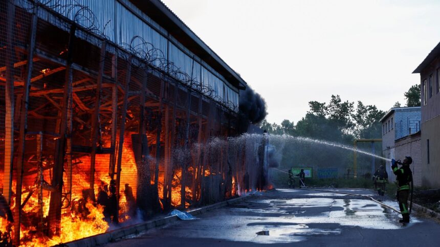 2 Dead As Russia Hit Kharkiv Hypermarket With Aerial Bombs