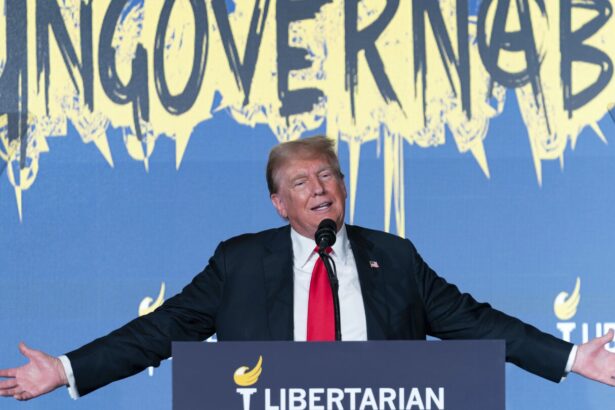 Donald Trump Seeks Libertarian Endorsement To Defeat President Biden