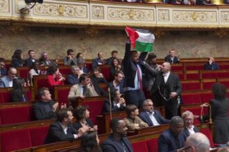 French Parliament Suspend MP For Raising Palestinian Flag During Session