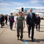 King Felipe VI Welcomed President Zelensky As He Arrived In Spain For Bilateral Security Agreements