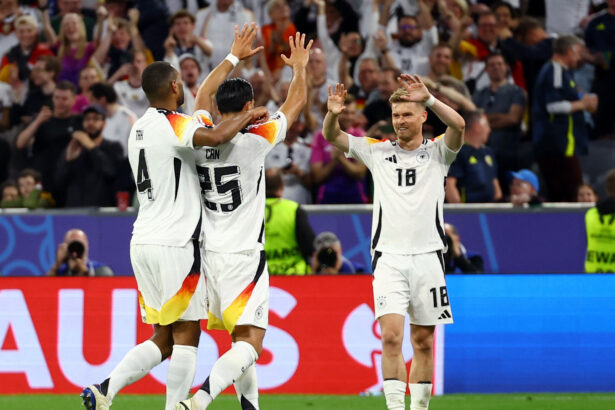 Germany Thrash 10-Man Scotland In Euro 2024 Opener