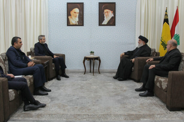 Hezbollah Chief Hassan Nasrallah Meets With Iran's Acting FM Ali Bagheri