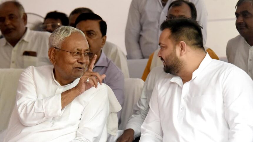 JDU And RJD Leaders Nitish Kumar And Tejashwi Yadav Aboard Same Flight To Delhi