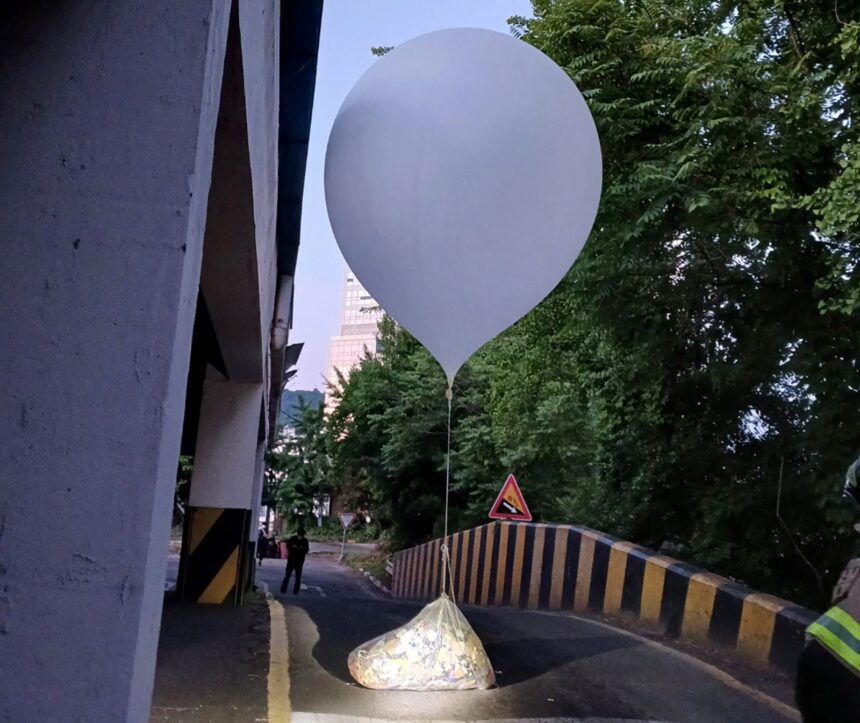 North Korea Trash Balloons Found It Ways Into South Korea