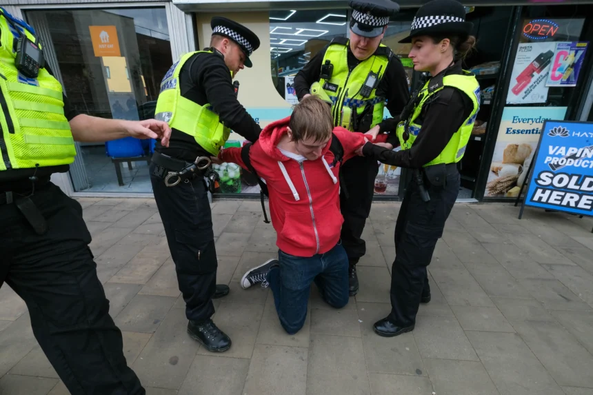 Police Arrest 28-Year-Old Man For Throwing Object At Nigel Farage In Yorkshire