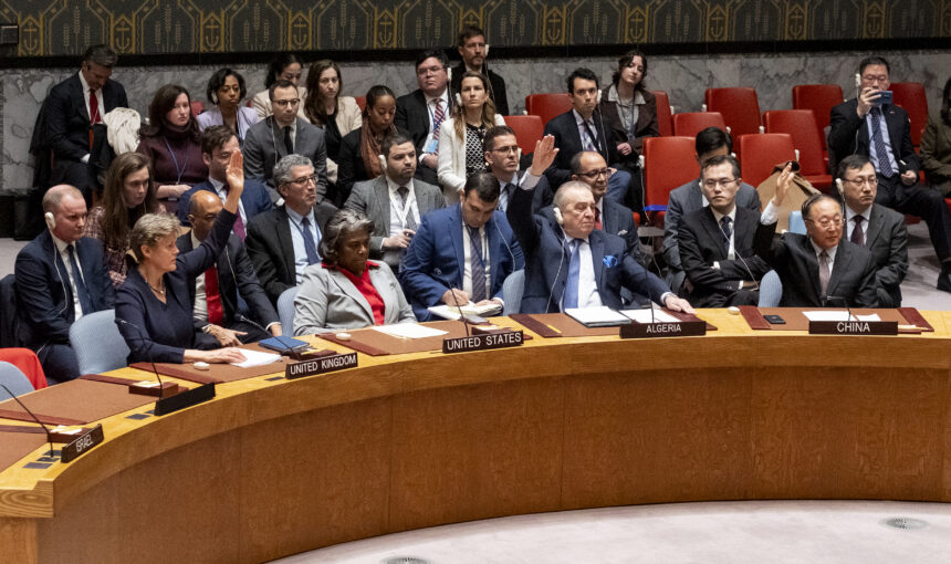 Russia Abstain As UNSC Declares Support For Gaza Ceasefire Brokered By United States