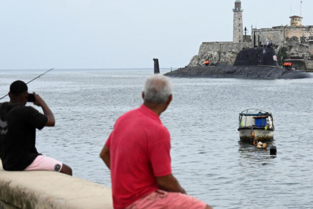 Russian Kazan Submarine Arrives Havana Harbor, Cuba