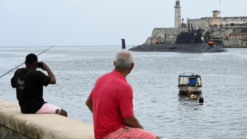 Russian Kazan Submarine Arrives Havana Harbor, Cuba