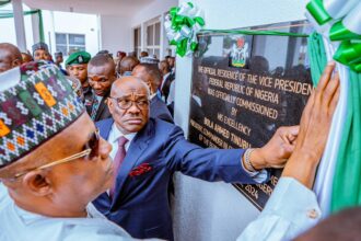 Shettima Represent President Tinubu At The Official Commissioning Of VP Residence