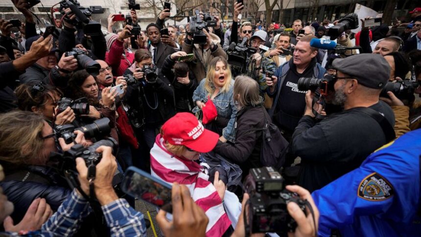 Trump Supporters Arrested For Protesting In Manhattan