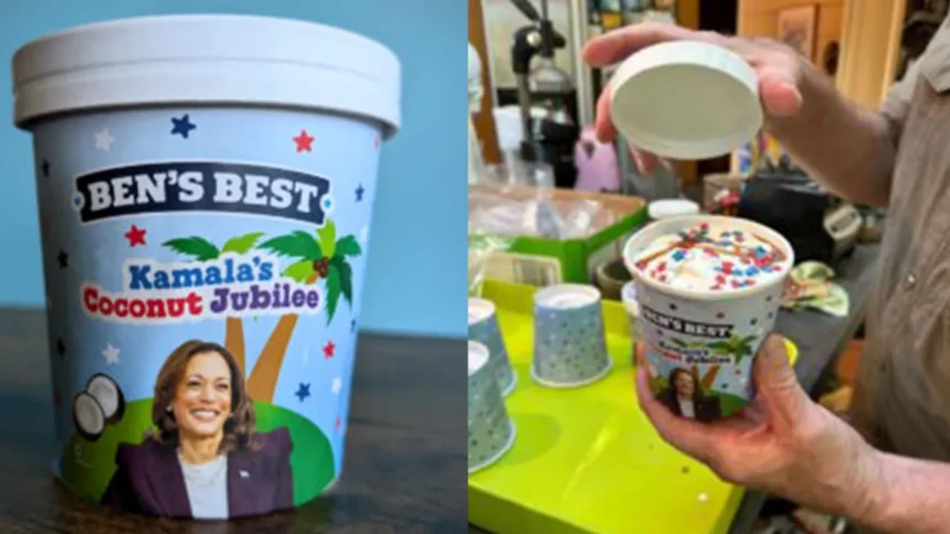 Ben & Jerry’s Co-Founders Unveil Kamala-Themed Ice Creams for "Scoop the Vote" Campaign