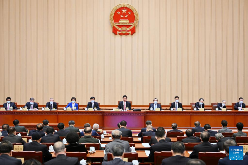 China's Top Legislative Body Convenes for Standing Committee Session