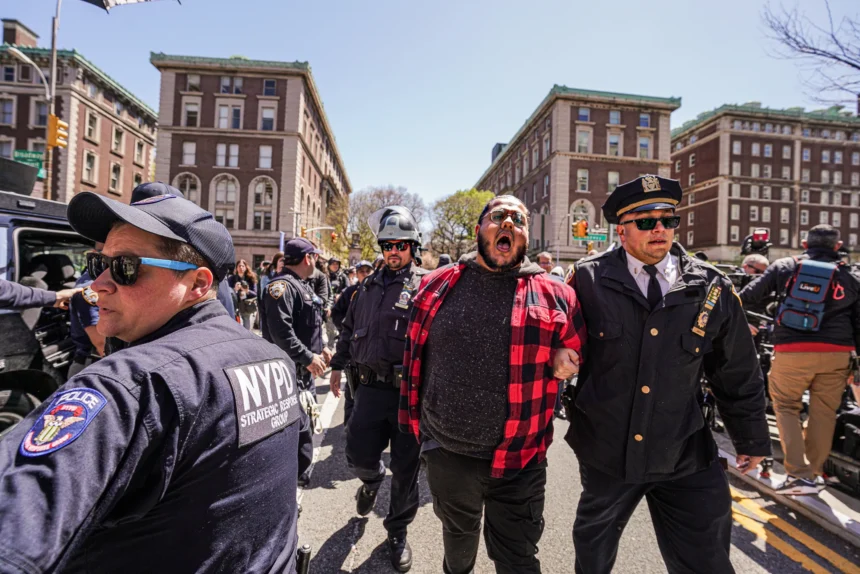 Columbia University's Interim President Apologizes to Protesters for 'Hurt' Caused by NYPD