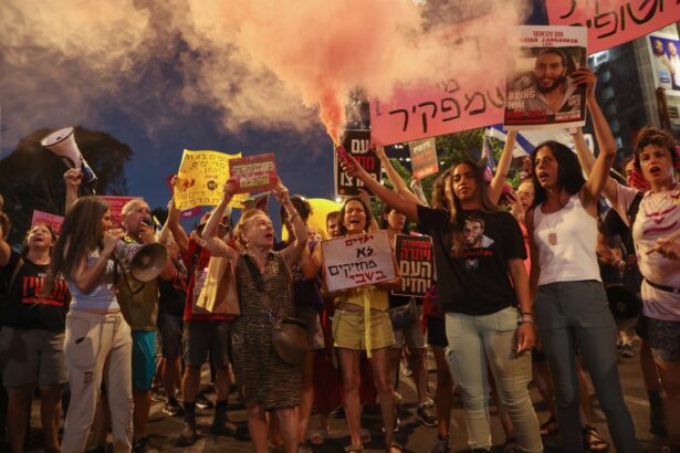 Protests Erupt Across Israel Demanding Hostage Release Deal