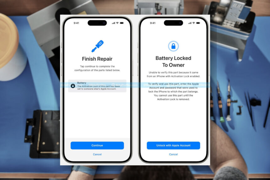 iOS 18 Boosts Security with Activation Lock for iPhone Parts, Deterring Theft